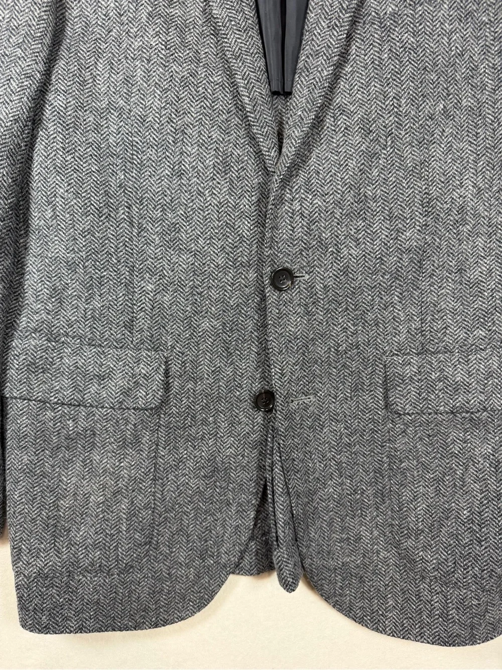J. Crew Ludlow 40R Herringbone Tweed British MOON Wool Sport Coat Blazer